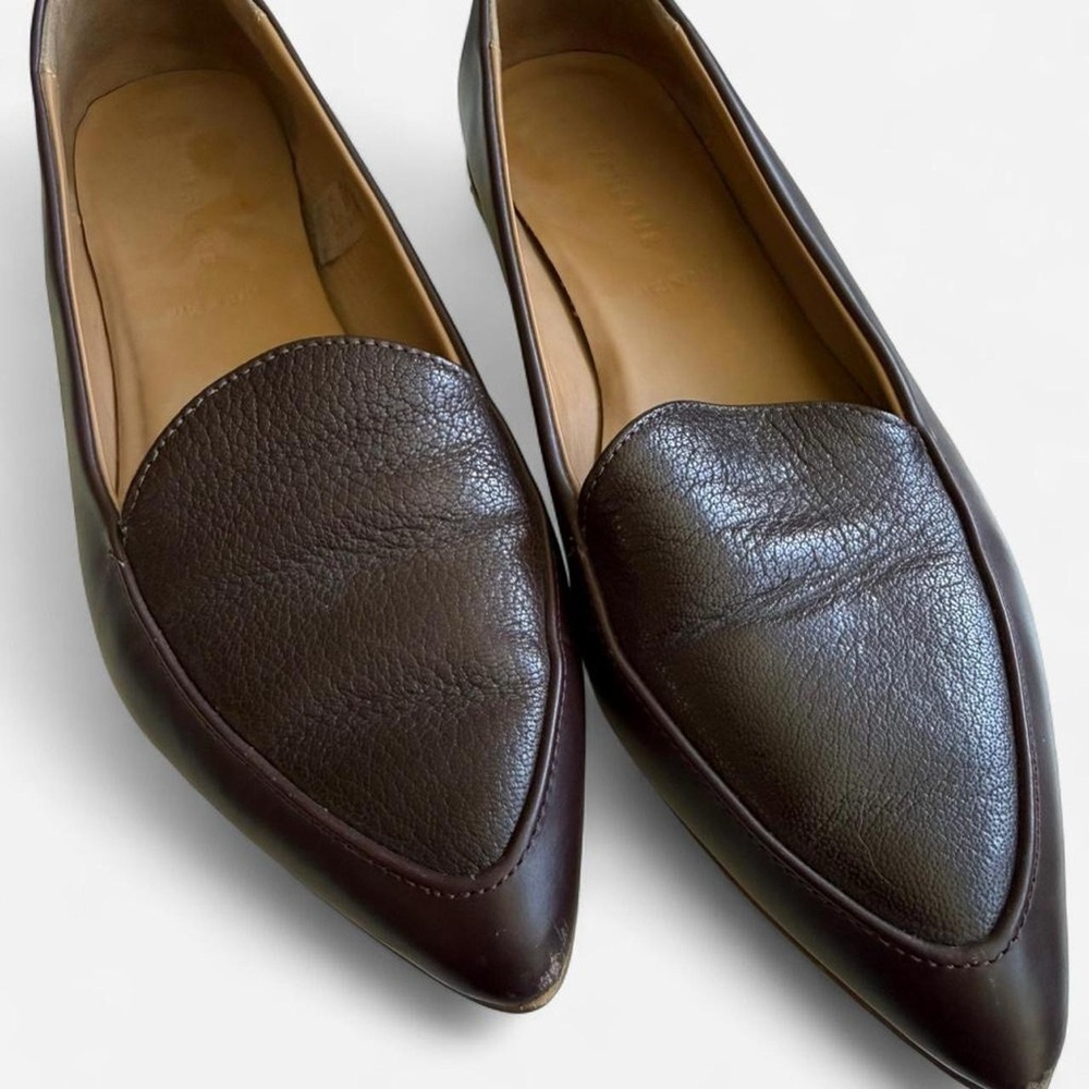 Everlane Burgundy Leather Loafers